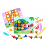 Tooky Toy Logická stavebnica Dúha 53 ks