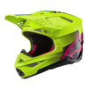 ALPINESTARS přilba SUPERTECH S-M10 UNITE, ALPINESTARS (žlutá fluo/černá/růžová, vel. M)