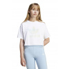 Detské bavlnené tričko adidas Originals biela farba, JD2947 128