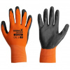 Záhradné/pracovné ochranné rukavice Bradas NitroX ORANGE 9