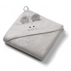 BabyOno Bambusová osučka s kapucňou 100x100cm šedá