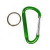 Aqua.Pro Hliníková karabína s o-krúžkom zelená GN