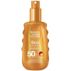 Garnier Ambre Solaire Ideal Bronze opaľovacie telové mlieko v spreji SPF 50, 150 ml, Akcia