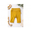Detské nohavice horčicové s elastickým pásom značky NICOL Farba: Horčicová, Veľkosť: 68
