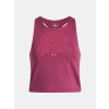 Dievčenské tielko Under Armour UA Motion Branded Tank-RED Červená YXS