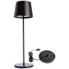 Deko Light 620200 Canis akumulátorová stolná LED lampa 3.5 W teplá biela čierna; 620200
