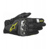 Rukavice SMX-1 AIR V2, ALPINESTARS (čierne / žlté fluo) Velikost: L