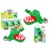 LEAN TOYS Kľúčenka s hryzúcim krokodílom, zelená