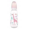 Canpol babies Fľaša s potlačou Žirafka 330 ml, ružová Canpol Babies
