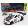 Mattel hot wheels Mitsubishi Lancer Evolution Ix N 06 Racing 2007 1:43 Biela