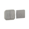 Legrand Plexo IP55 Multifunkčný spínač 5v1, prístroj, Sivá