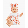Realistické miminko - holčička Sonia v sukénce s vlčími máky od firmy Paola Reina (Alex a Sonia 36 cm)
