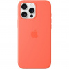 iPhone 16 Pro Max Silicone Case with MagSafe - Tangerine MDGX4ZM/A