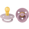 BIBS Colour cumlíky z prírodného kaučuku 2ks - veľkosť 1 - Dusky Lilac / Heather