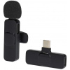 NEDIS bezdrôtový mikrofón/ pre notebook / Smartphone / Tablet / vypínač / USB-C zásuvka / kábel 1,8 m / čierny