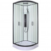 Sanotechnik SPRCHOVÁ KABÍNA, čierna, priehľadné, - Sprchové kúty - 0019550207