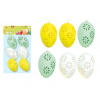 Vajíčka plast 6cm/6ks mix S180259G