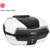 GIVI V58WLTD kufor Maxia 5 biely (Monokey), číra optika, 4 biele lakované kryty, objem 58 ltr