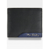 Small CienKI Pánska peňaženka Pierre Cardin Kožená peňaženka Tilak34 8824 Black + Blue