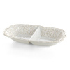Dekoratívna misa VENUS 24x13 cm - krémová