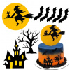 Výtlač na tortu cukrová hmota CUKROVÁ TLAČ HALLOWEEN ČARODEJNICA