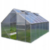 Skleník - GREENHOUSE 250x430 10,75 m2 + ZÁKLAD + 6mm PANEL