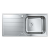Grohe Drezy Drez K500, 100x50 cm, kefovaná nerezová 31563SD1-GR