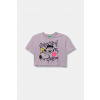 Detské bavlnené tričko United Colors of Benetton 3X1SC10PT.G.seasonal fialová 120