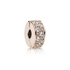 Klip PANDORA Rose Lesklá elegancia 781817CZ