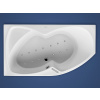 Santech FONTANA asymetrická masážna vaňa 160x90 L Relaxa 300 +chromoterapia ZADARMO R300FON160L