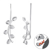iŠPERKY Strieborné náušnice ear cuff ID|313569