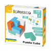 Montessori drevená puzzle kocka