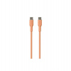 Puro kábel Soft Silicone Cable USB-C to USB-C 1.5m - Peach (PUUSBCUSBCICONLORA)