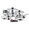 Cs solingen Sada nádobí nerez s teploměrem Aurich 16 ks CS-065843