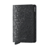 Secrid kožené pouzdro na karty Slimwallet Hexagon Black