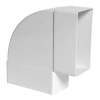 HACO Koleno vodorovné ploché CKH, 2 x 220 x 55 mm 0661