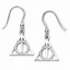 Carat Shop Stříbrné náušnice Harry Potter Relikvie smrti s krystaly BHPSE002