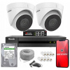 SADA NA MONITOROVANIE HIKVISION 2 KAMERY 4MPX KUPOLOVÝ DISKOVÝ ZÁZNAMNÍK