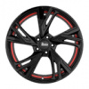 MAM RS5 8,5x19 5x112 ET45.00 black painted red inside