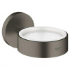 Grohe Mýdlenka Essentials bez skleničky kartáčovaný Hard Graphite G40369AL1