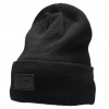 Unisex Cap 4F Winter Beanie Sports (4f Zimná čiapka dvojitá -Valve 22 CAU001 čierna)