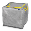 Goodhome Pevný úložný vak na zips 90 l JOTTA, 45 x 45 x 45 cm