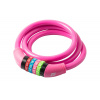 Extend zámok na bicykel NUMERIC 4, 12*1000mm, multicolor digits