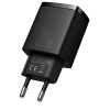 Baseus Compact Quick Charger U+C 20 W EU Black CCXJ-B01