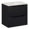 ArtCom Kúpeľňová skrinka s umývadlom NOVA Black U60/1 | 60 cm