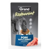GRAND Dog kapsička Restaurant bravčové na mrkve 300g