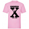 Generácia X - Ružová , Pánske , L