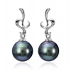 ČIERNE PERLY 8-8,5 MM - ELEGANTNÉ NÁUŠNICE (ČIERNE PERLY 8-8,5 MM - ELEGANTNÉ NÁUŠNICE)