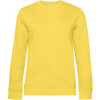 B&C Unisex mikina cez hlavu WW01Q Yellow Fizz S