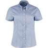 Kustom Kit Košile KK 701 Oxford, krátký rukáv, dámská COT43701X0372l-light blue Modrá světlá 7XL